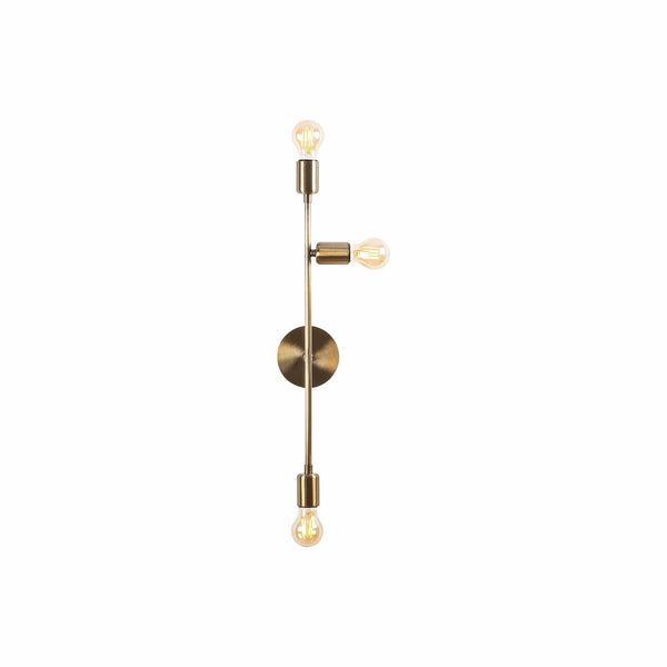 Aplica de perete Bedside - 3170, metal, auriu, 15x15x65 cm