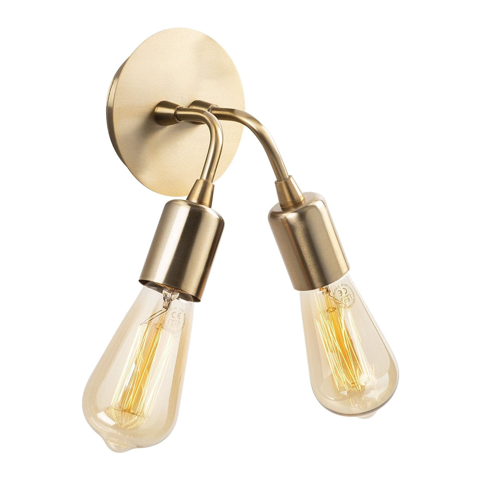 Aplica HARPUT N-1332, auriu, metal, 14x12x20 cm