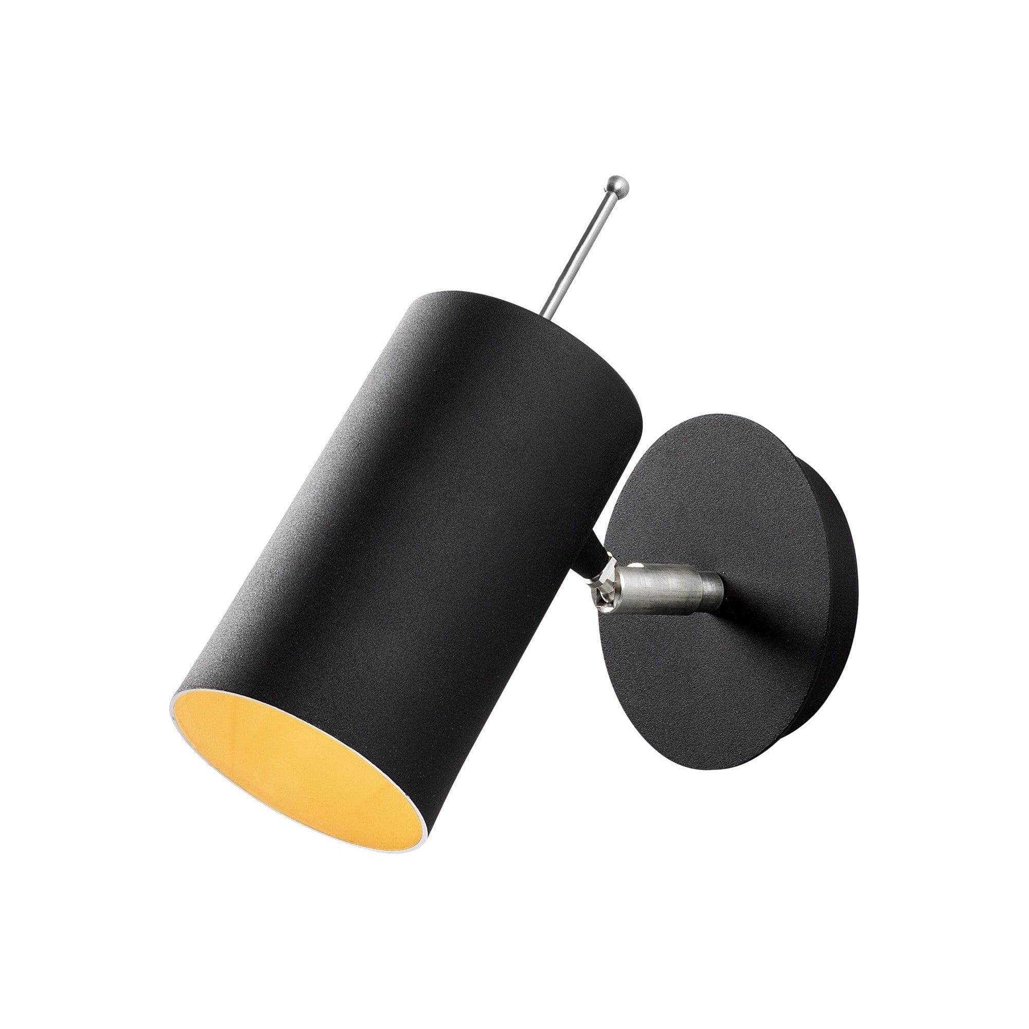 Aplica KEM-6381, negru, metal, 9x22x23 cm