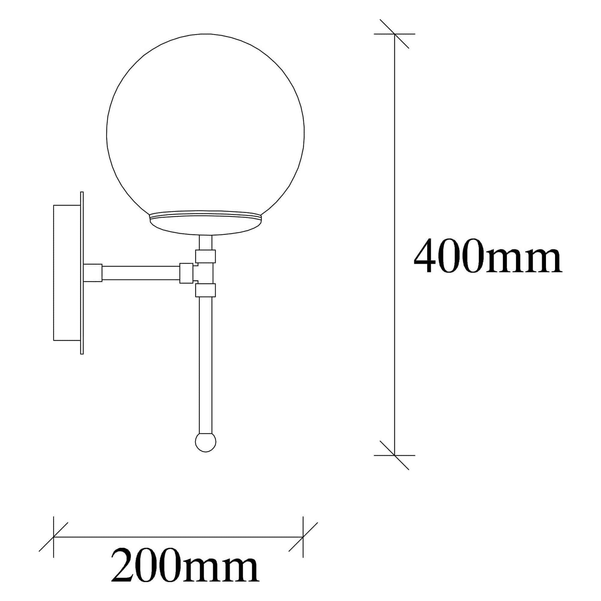 Aplica MUDONI MR-953, galben/alb, metal/sticla, 15x20x40 cm