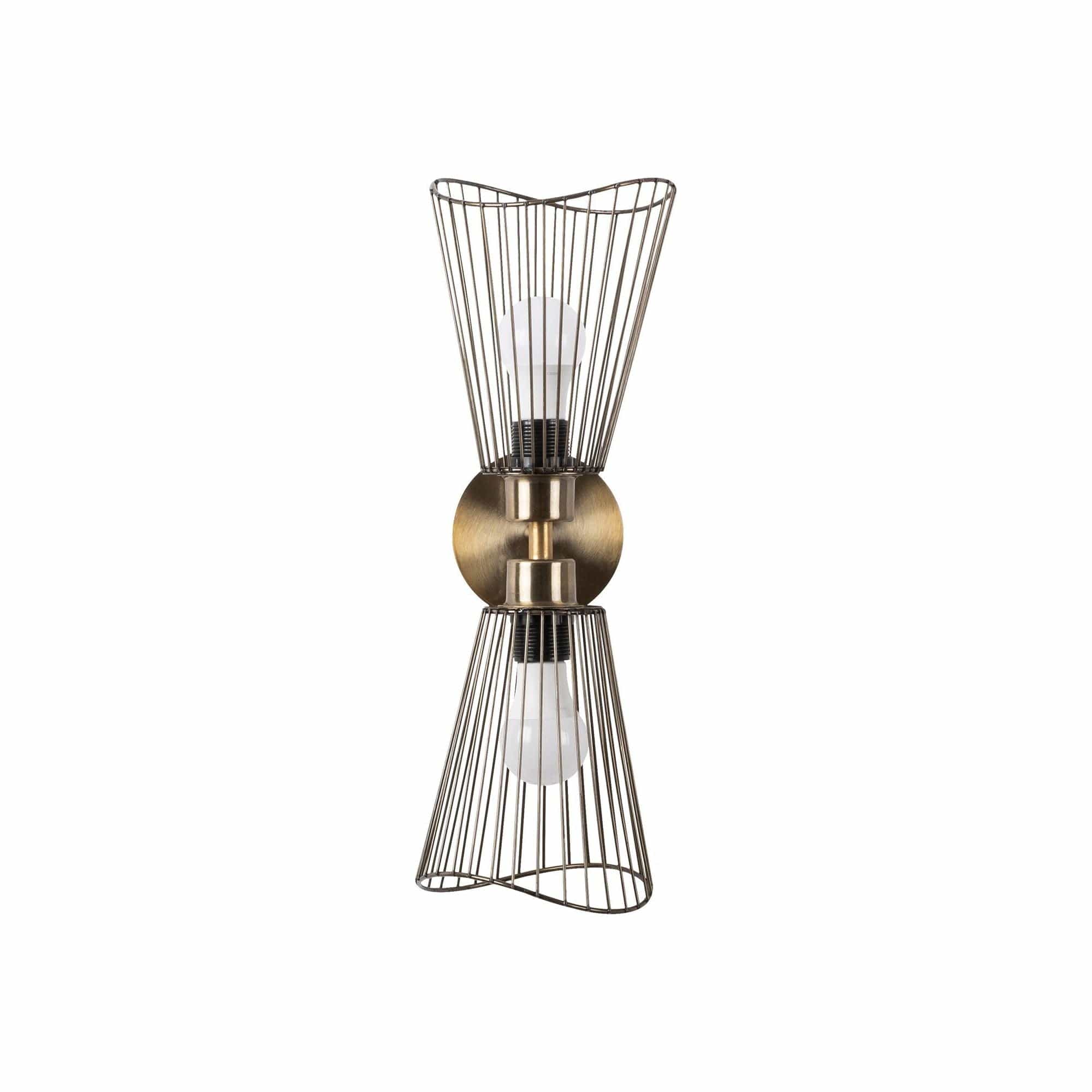 Aplica ZEYNO-3296, bronz, metal, 16x16x48 cm
