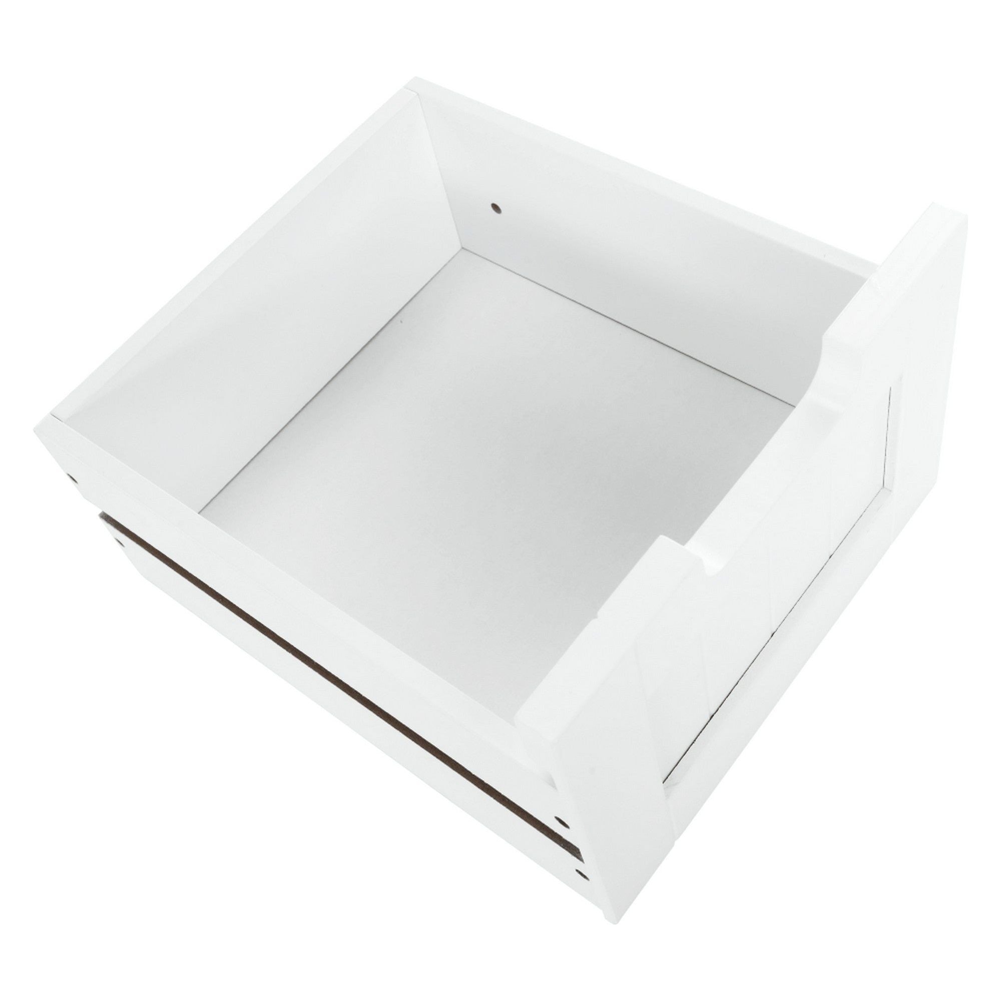 Comoda ATENE TYPUL 7, alb, MDF, 30x30x82 cm