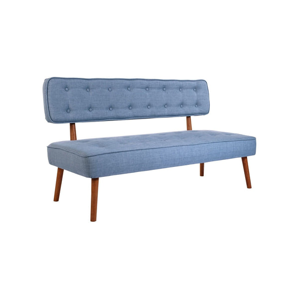 Banca 558ZEN1243, albastru deschis, lemn/poliester, 140x64x78 cm