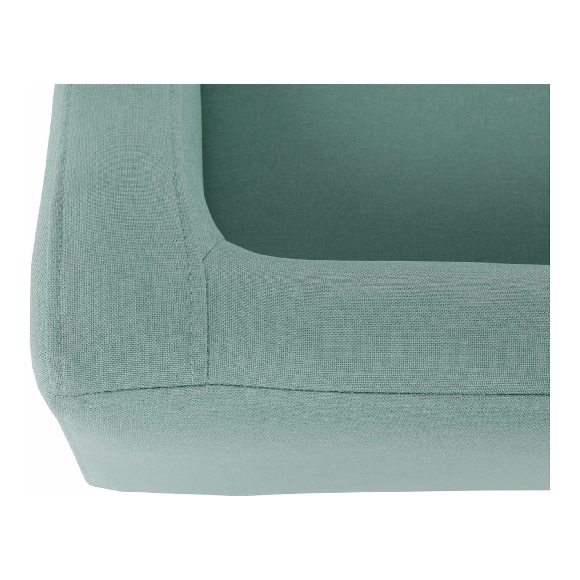 Bancheta FIRONA, stofa clasica verde menta, 127x57x60 cm