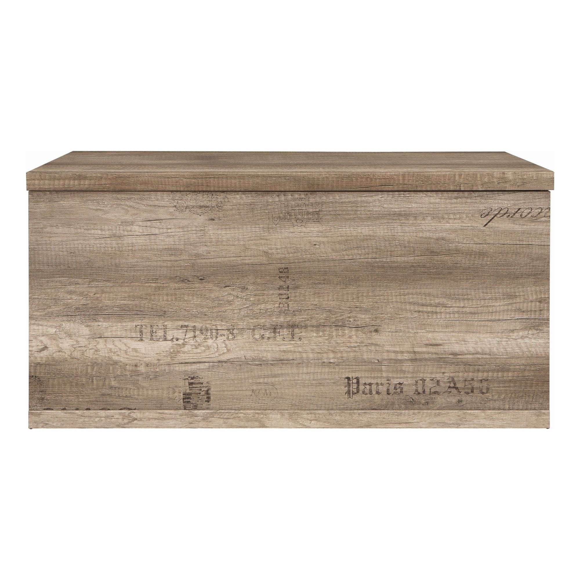 Bancheta MALCOLM, stejar canyon, PAL, 93x49x46 cm