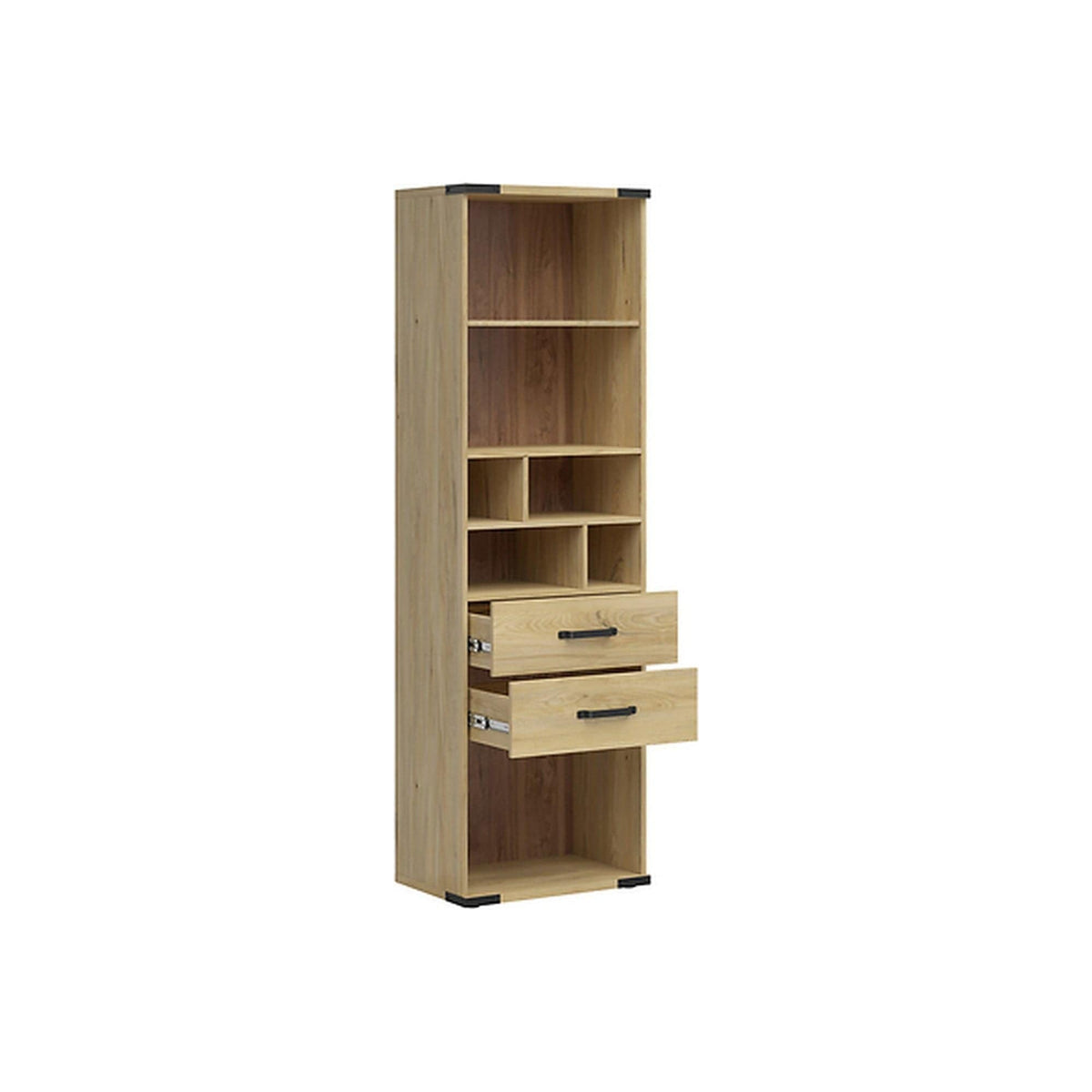 Biblioteca LARA, frasin, PAL, 60x40x198 cm