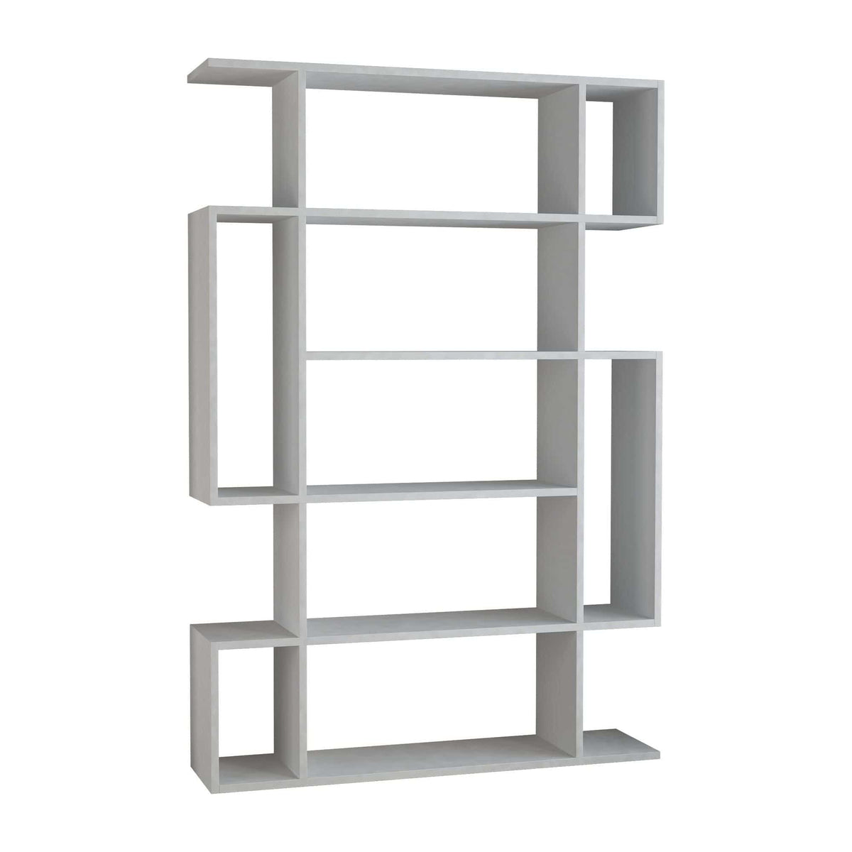 Biblioteca MITO, alb, PAL melaminat, 109x26x161 cm