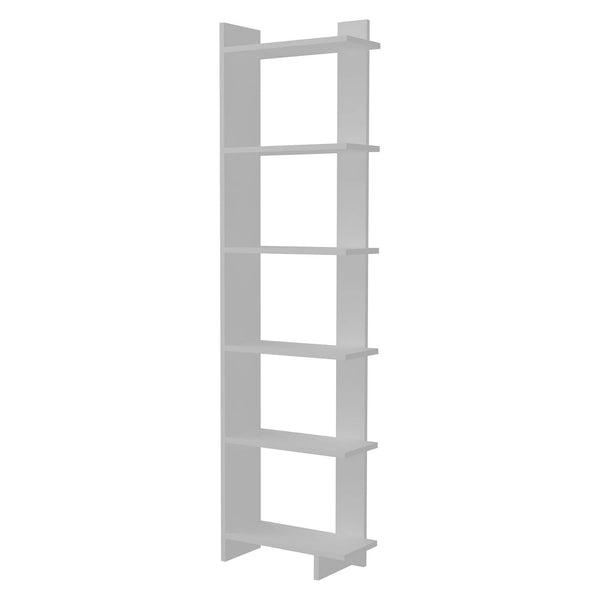 Biblioteca ORDER, alb, PAL melaminat, 47x21x170 cm