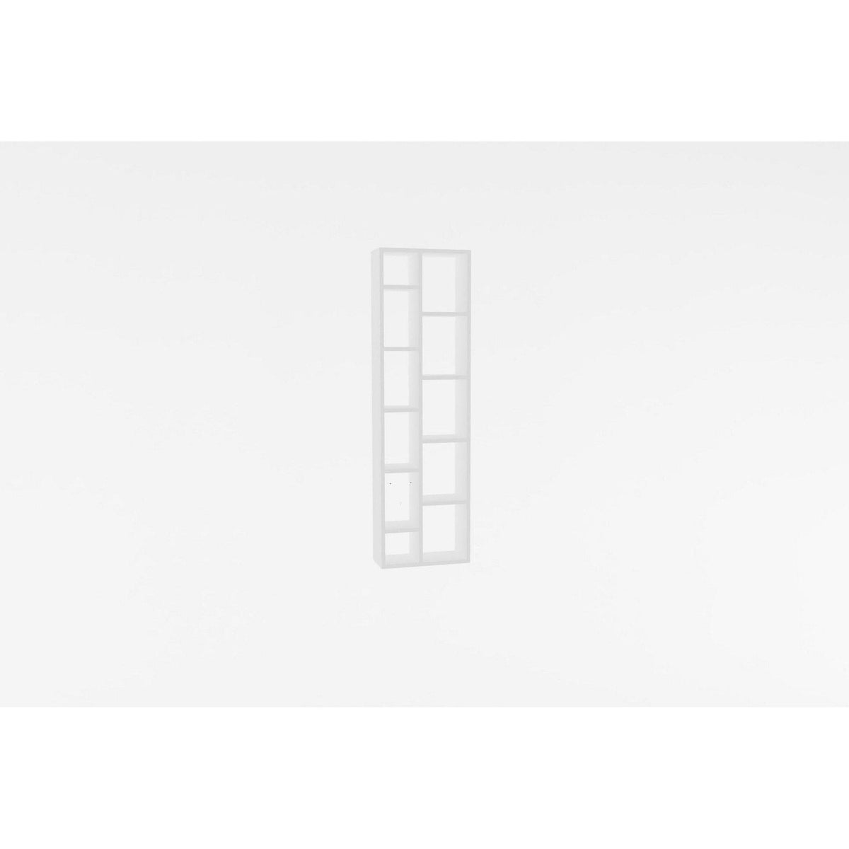 Biblioteca TOMI, alb, 44x20x150 cm