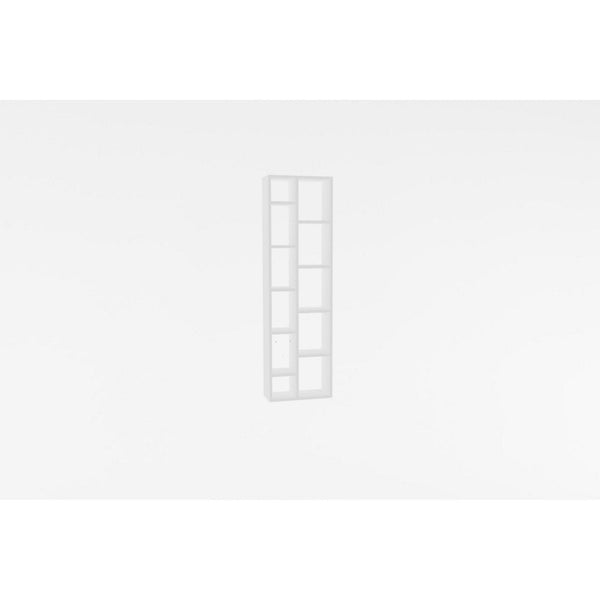 Biblioteca TOMI, alb, 44x20x150 cm