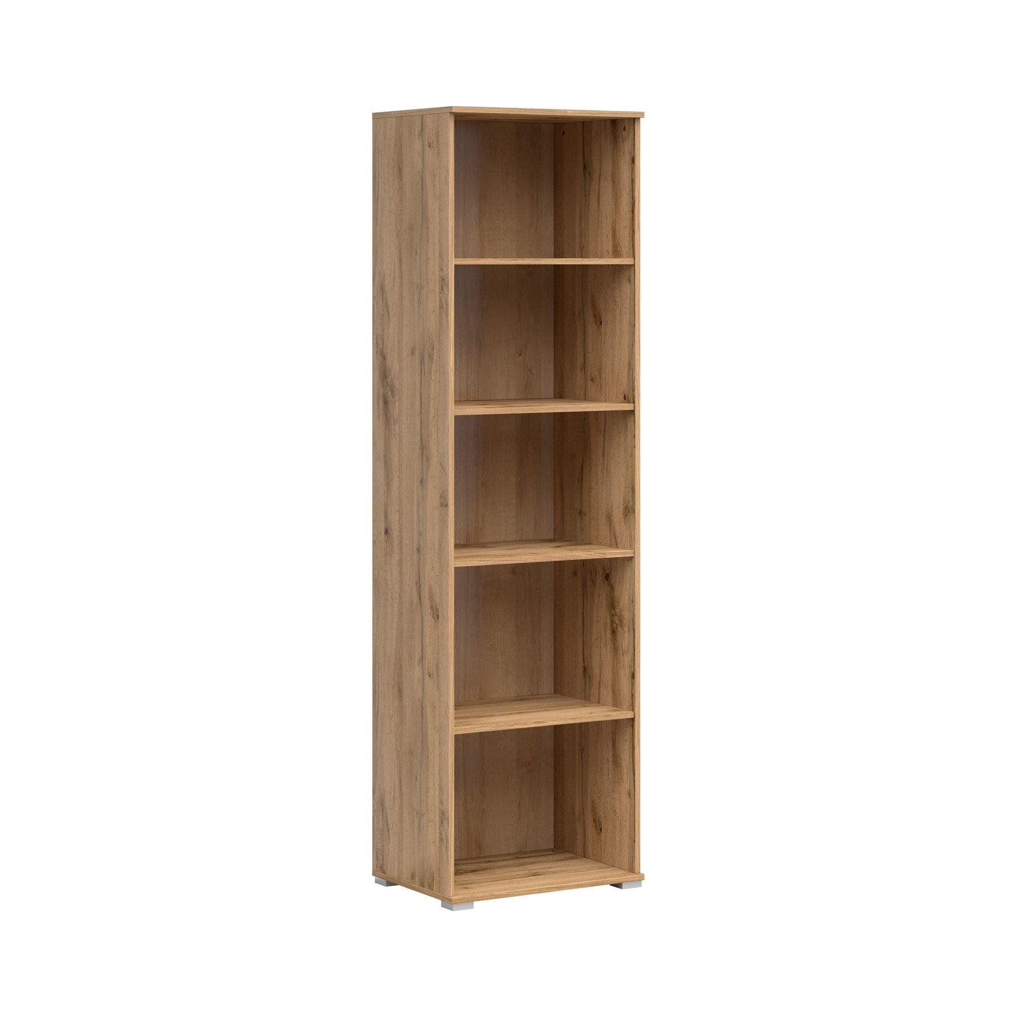 Biblioteca ZELE, stejar wotan, PAL, 56x41x195 cm