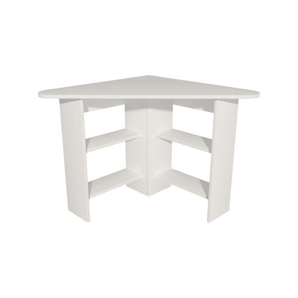 Birou CORNER, alb, PAL melaminat, 80x80x74 cm