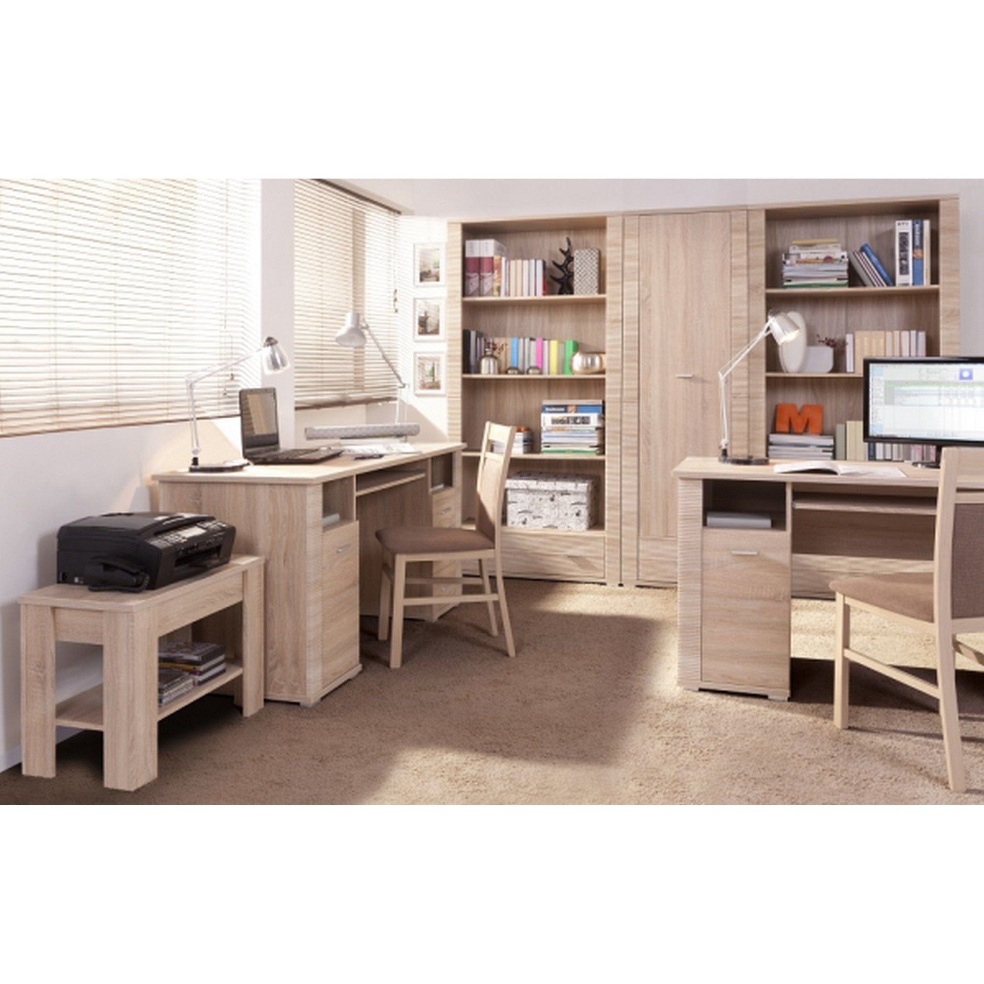 Birou GRESS, stejar sonoma, PAL laminat, 115x67x74 cm