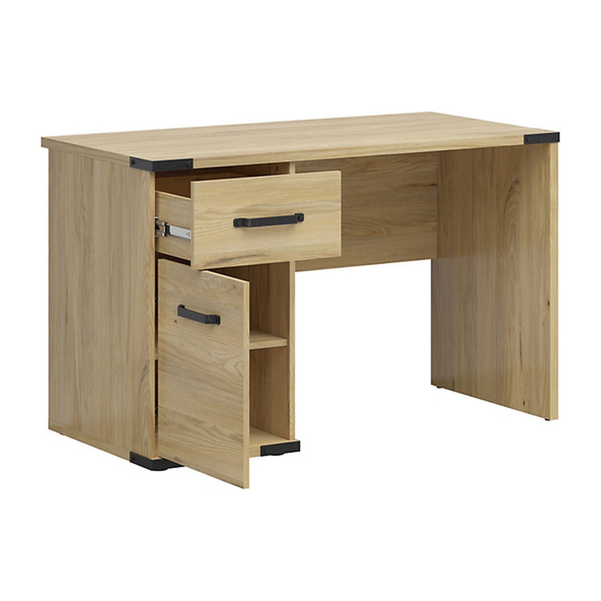 Birou Lara, frasin, PAL laminat, 117x58x74 cm