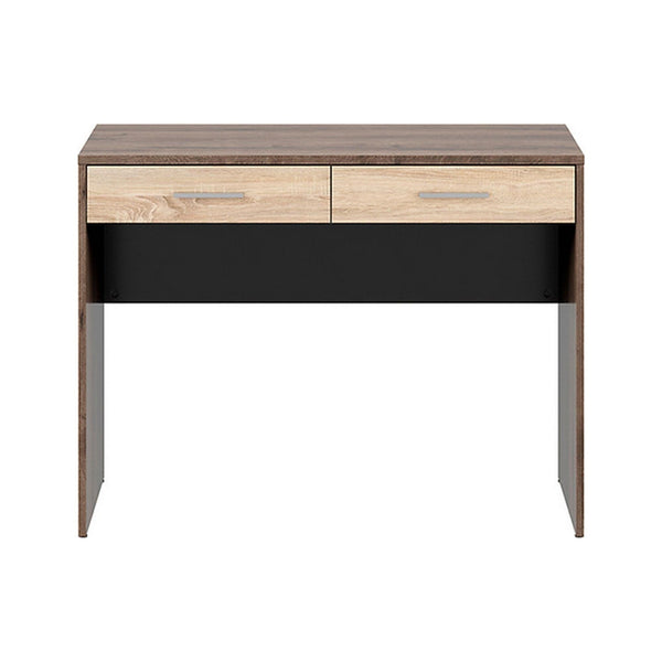 Birou NEPO PLUS, nuc inchis/stejar sonoma, PAL laminat, 100x59x76 cm