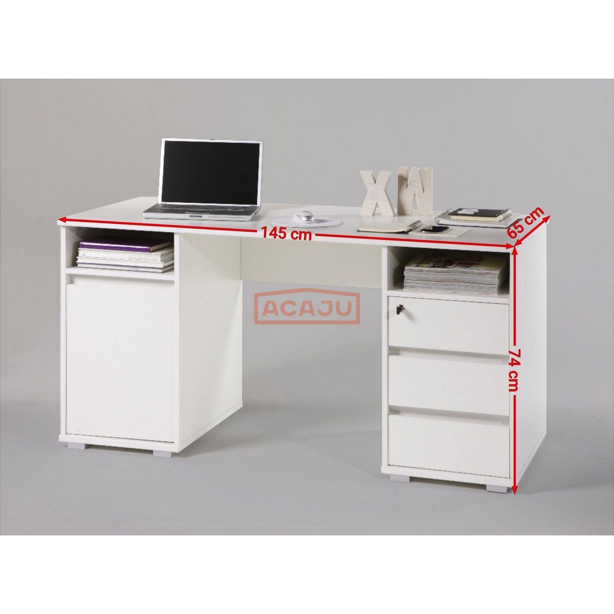 Birou PRIMUS 2, stejar sonoma, PAL, 145x65x74 cm