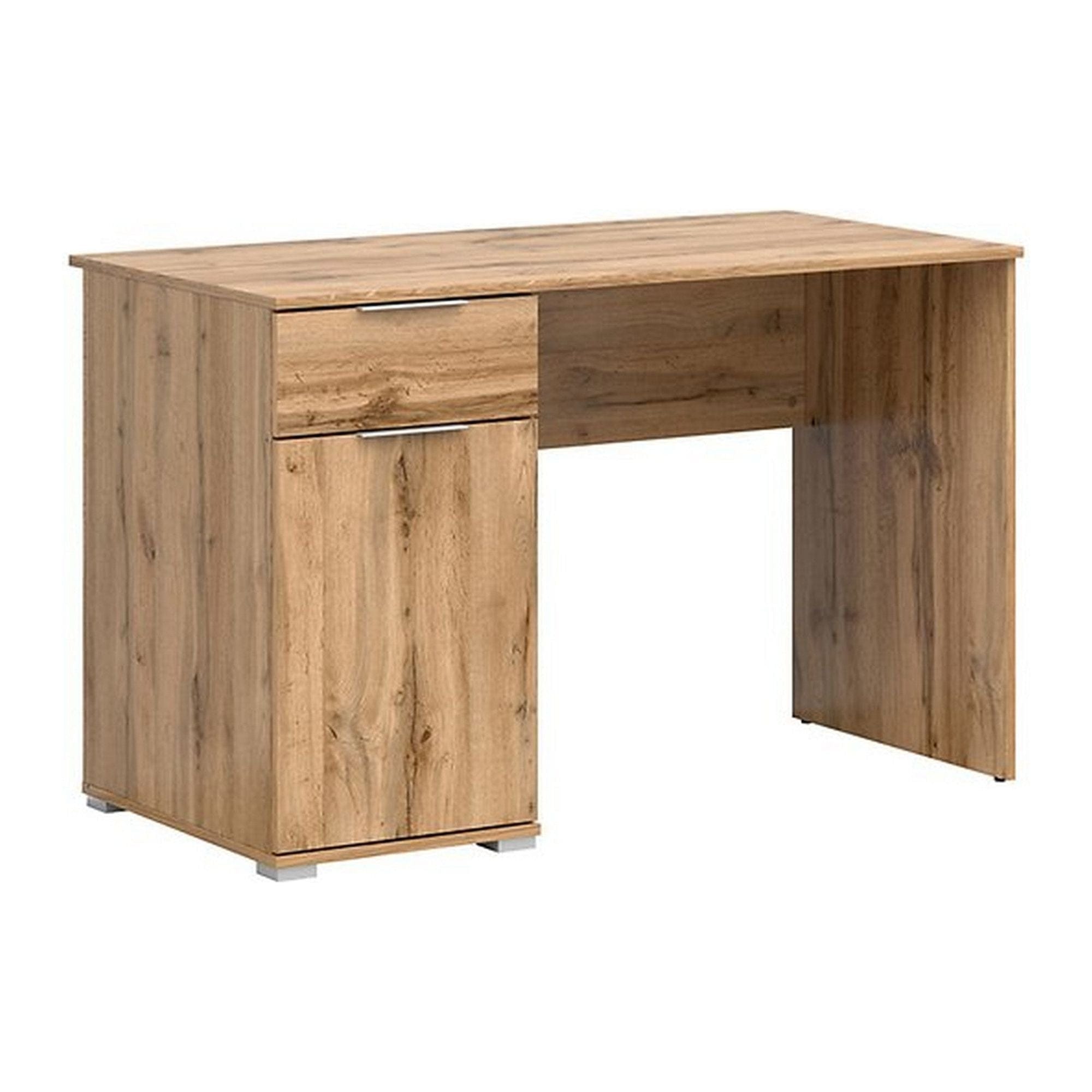 Birou ZELE, stejar wotan, PAL laminat, 120x60x76 cm