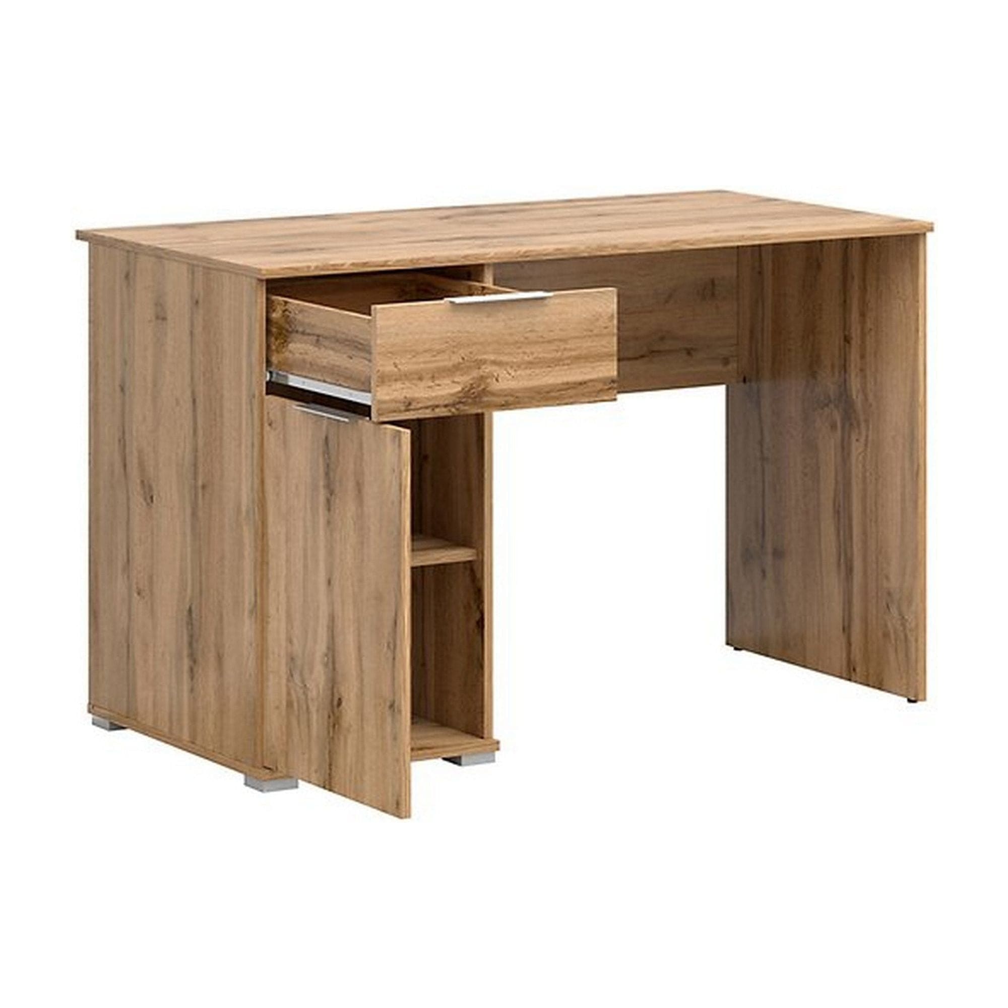 Birou ZELE, stejar wotan, PAL laminat, 120x60x76 cm