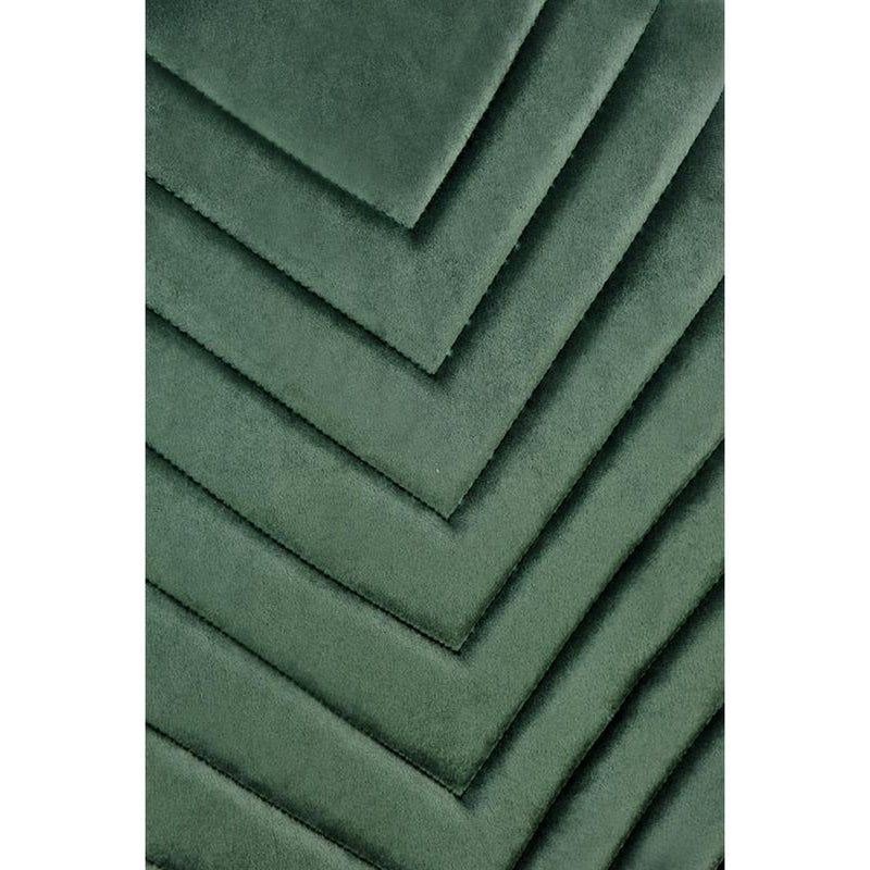 Scaun K462, stofa catifelata verde inchis, 45x57x82 cm