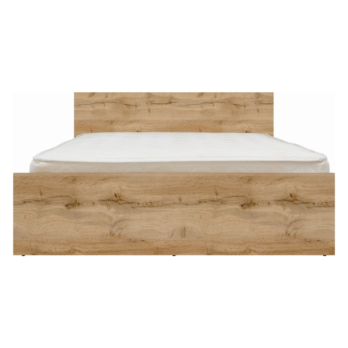 Cadru pat ZELE 160x200 cm, stejar wotan, PAL