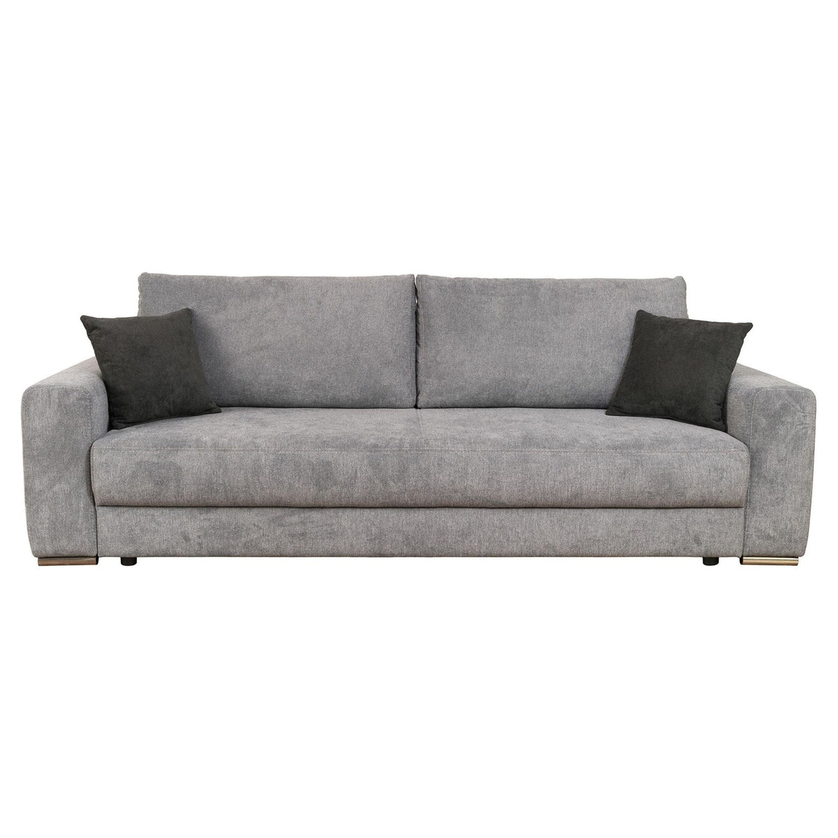 Canapea extensibila Genf, personalizabil materiale gama Platinium, cu lada depozitare, 247x103x90 cm