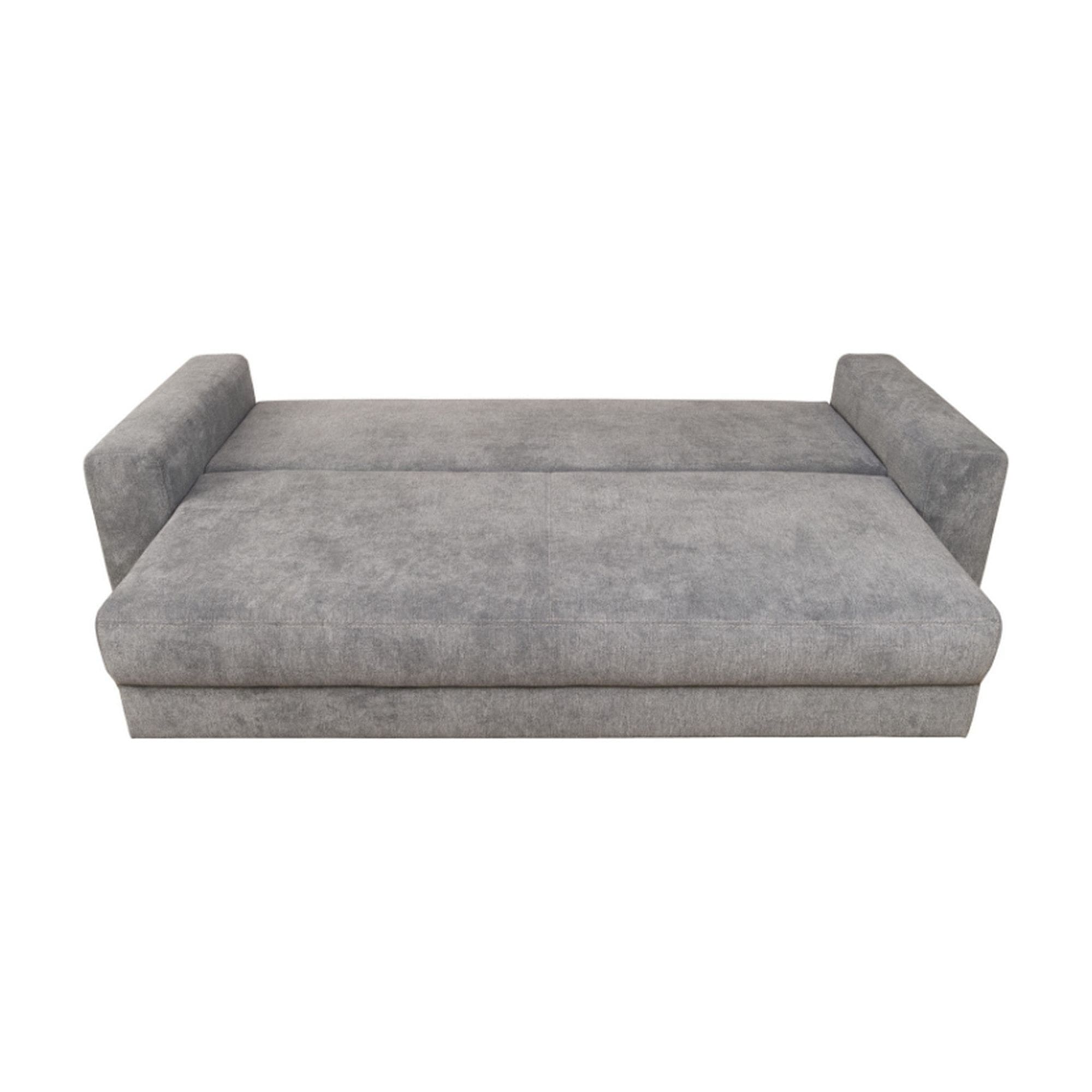 Canapea extensibila Genf, personalizabil materiale gama Platinium, cu lada depozitare, 247x103x90 cm