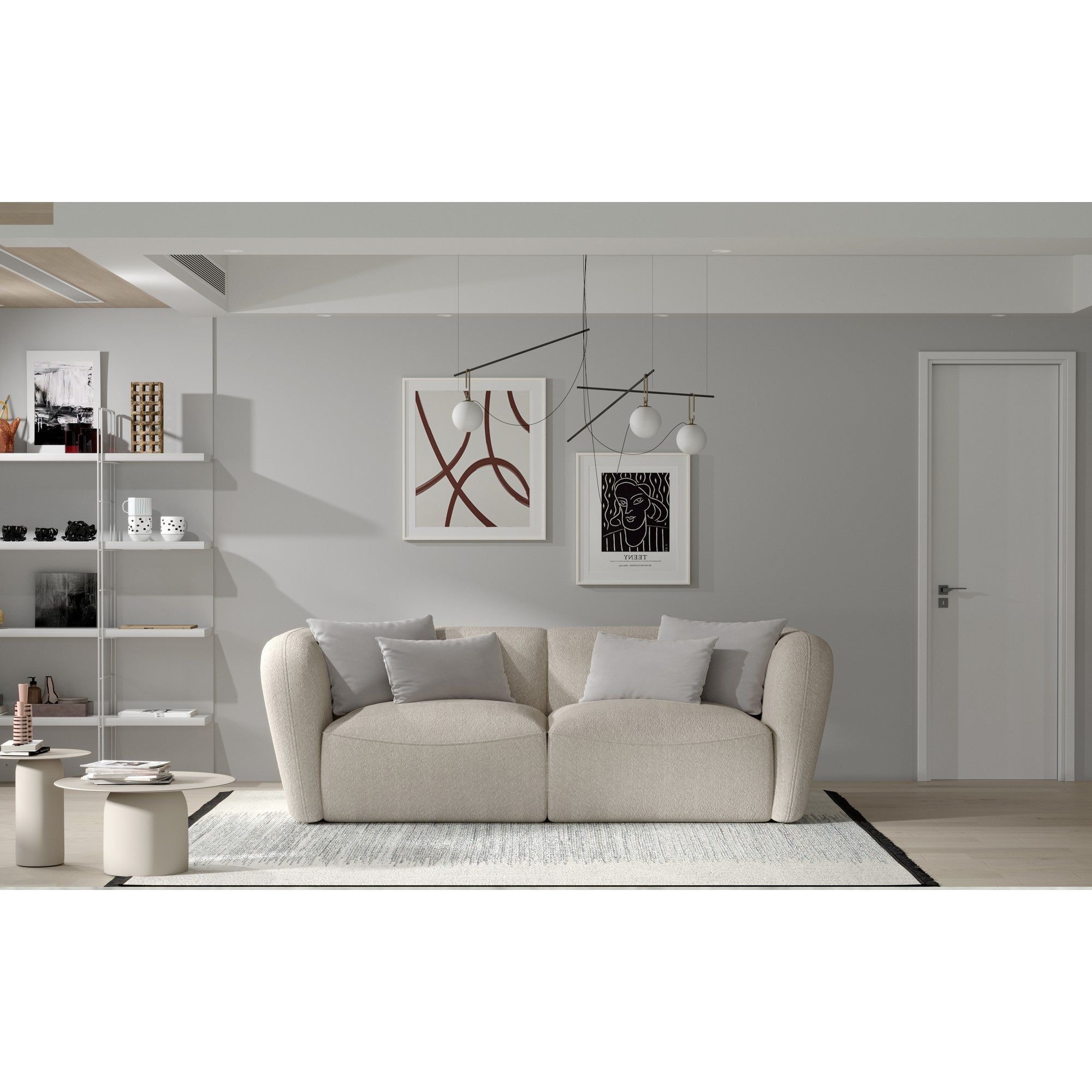 Canapea CANDELO A, personalizabil materiale gama Oferta Avantaj, 214x102x72 cm