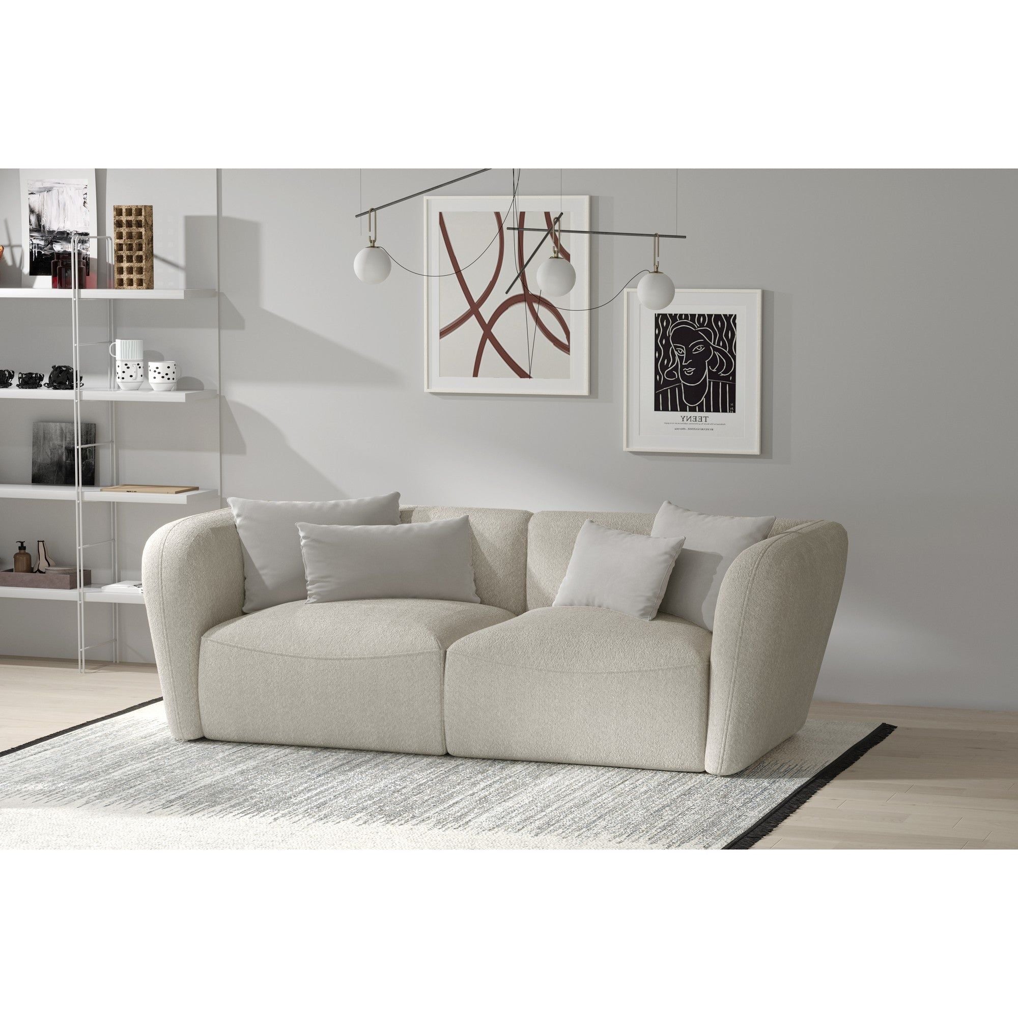 Canapea CANDELO A, personalizabil materiale gama Oferta Avantaj, 214x102x72 cm