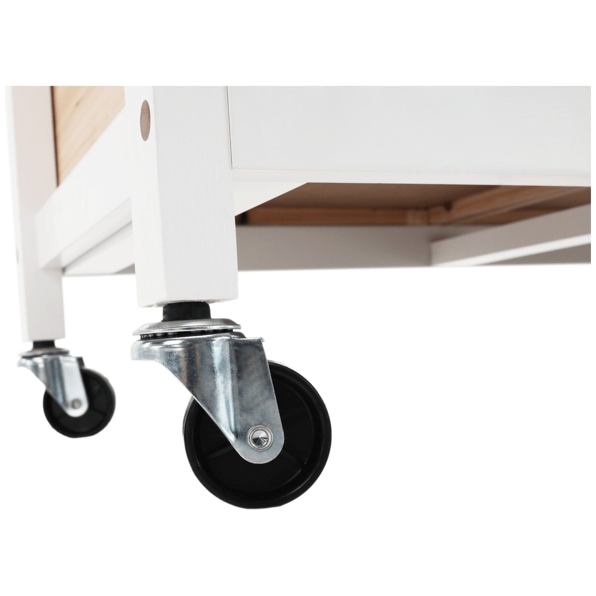 Carucior servire PASSAT, alb, 70/110x40x86 cm