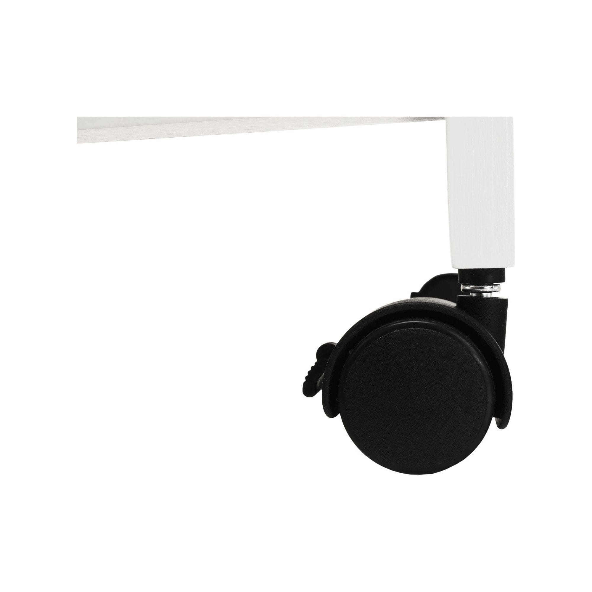 Carucior servire SEMIR, alb/maro, 75x37x80 cm