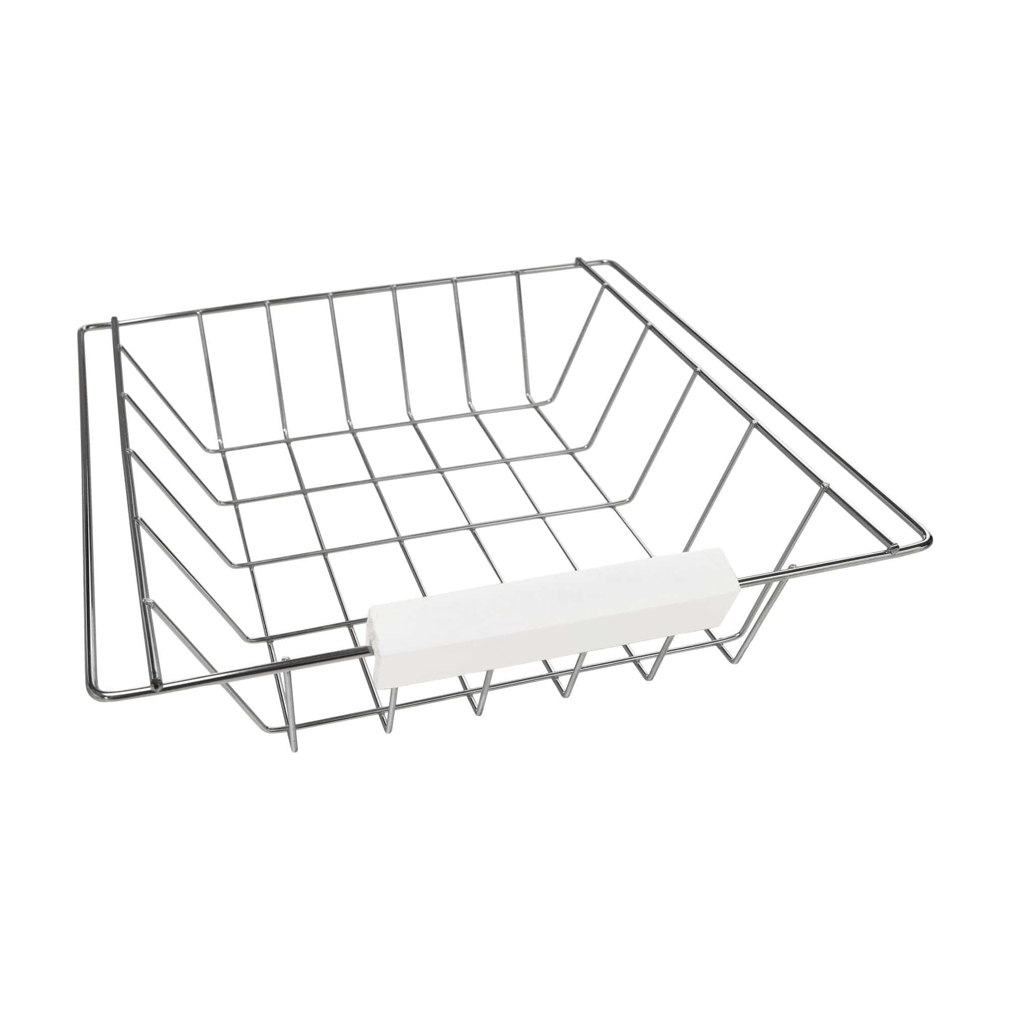 Carucior servire SEMIR, alb/maro, 75x37x80 cm