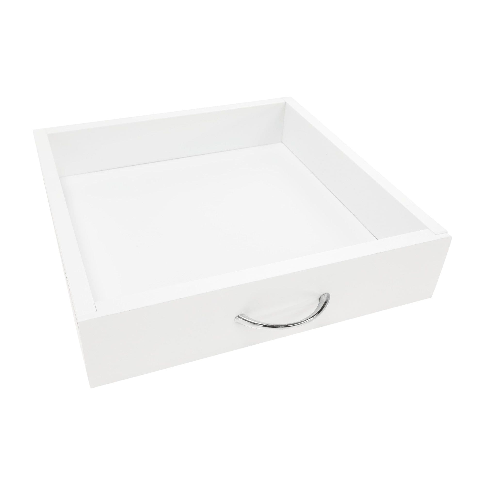 Carucior servire SEMIR, alb/maro, 75x37x80 cm
