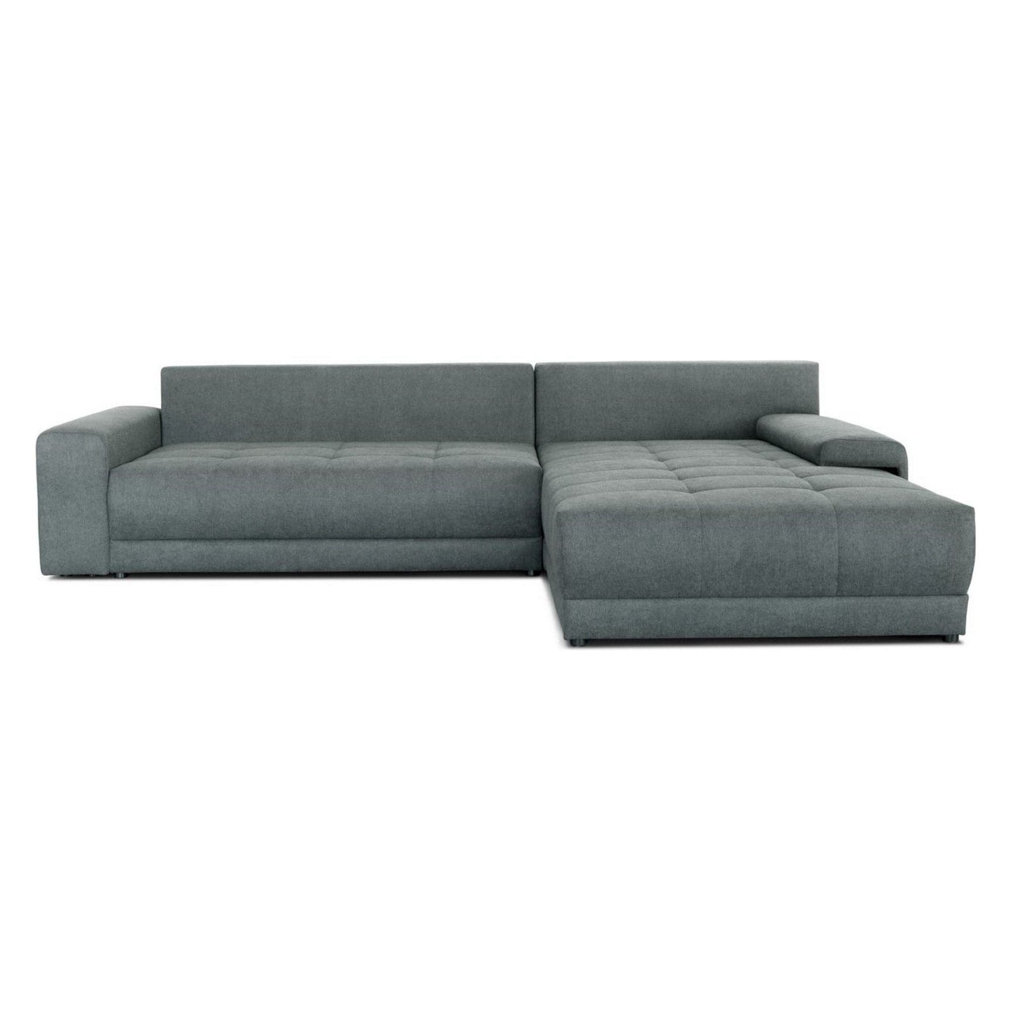 Coltar extensibil ADRIA, universal, personalizabil materiale gama Platinium, cu lada depozitare, 310x213x88 cm