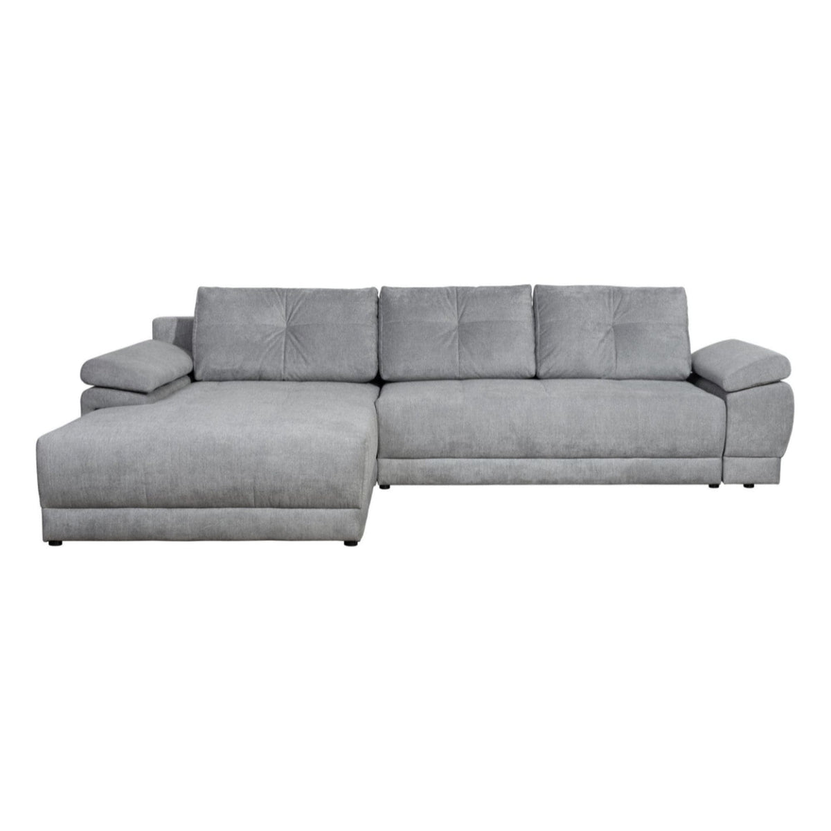 Coltar extensibil EVEREST, personalizabil materiale gama Platinium, cu lada depozitare, 308x213x90 cm