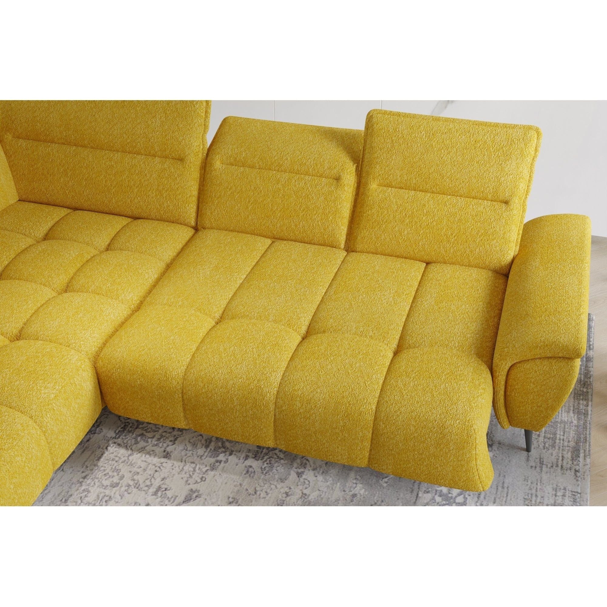 Coltar MONTANA L, personalizabil materiale gama Oferta Avantaj, cu reglaj electric si tetiere reglabile, 308x220x97 cm