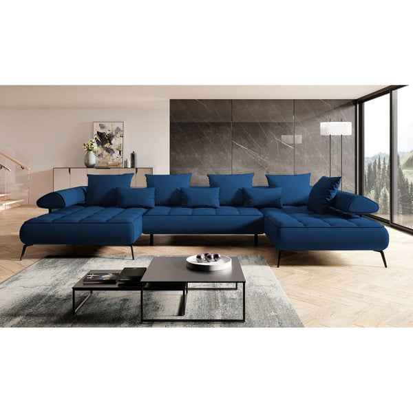 Coltar SELEDO XL, personalizabil materiale gama Premium, cu reglaj electric, 385x224x88 cm