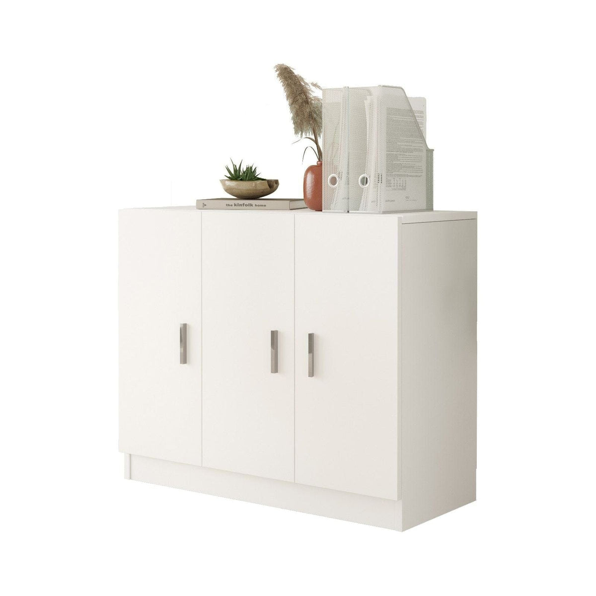 Comoda 956LCS1503, alb, PAL melaminat, 89x38x74 cm