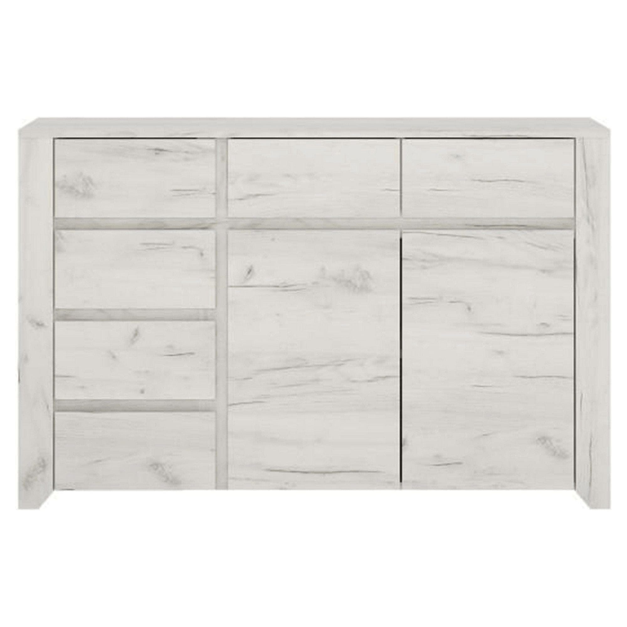 Comoda ANGEL TIP 42, alb, PAL melaminat, 119x40x77 cm