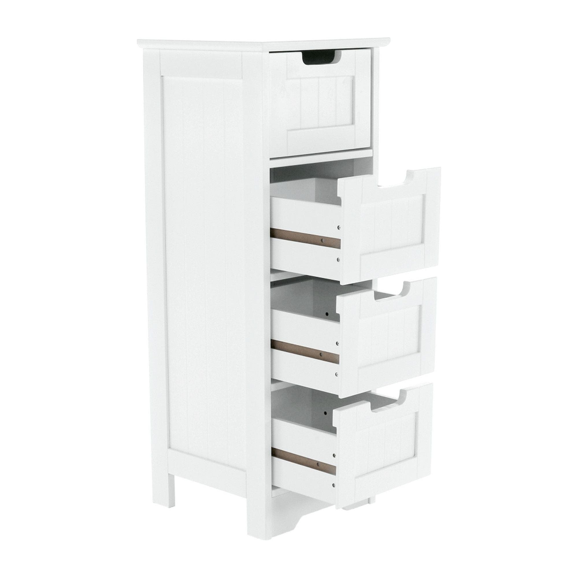 Comoda ATENE TYPUL 7, alb, 30x30x82 cm