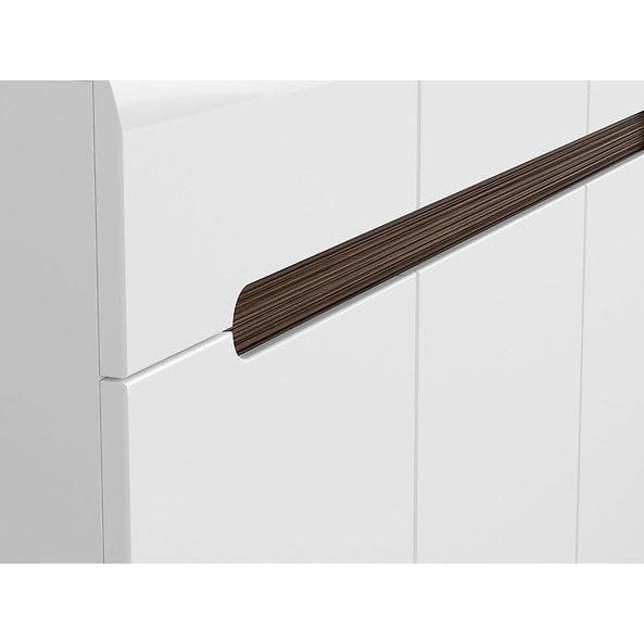 Comoda AZTECA TRIO, alb, 150x41x84 cm