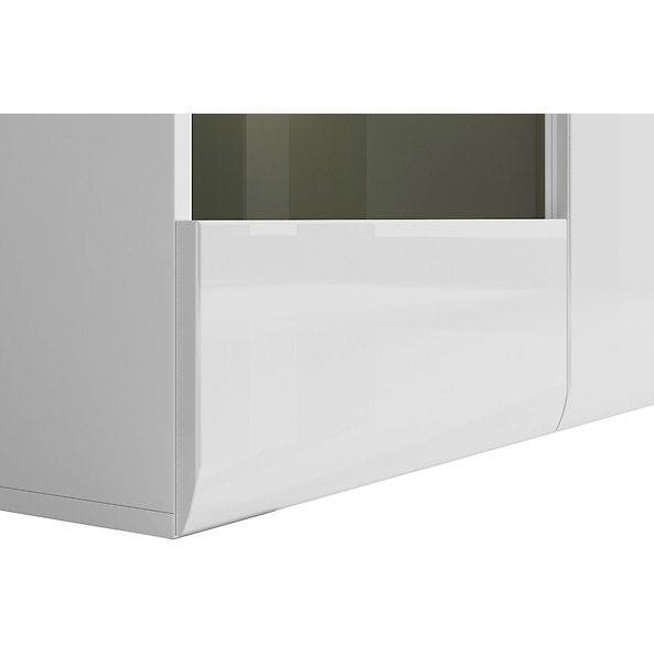 Comoda AZTECA TRIO, alb, PAL, 150x41x104 cm