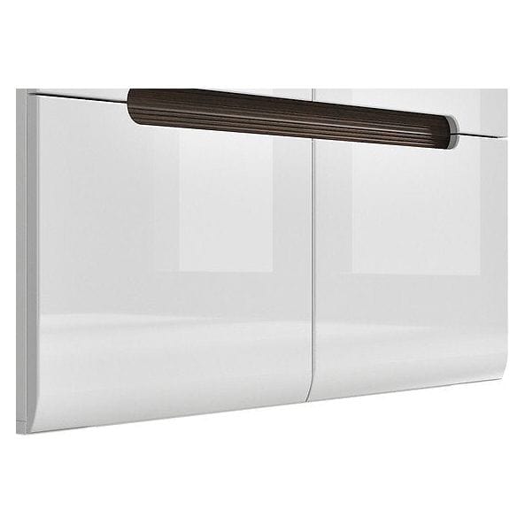 Comoda AZTECA TRIO, alb, PAL, cu usi, 105x41x84 cm