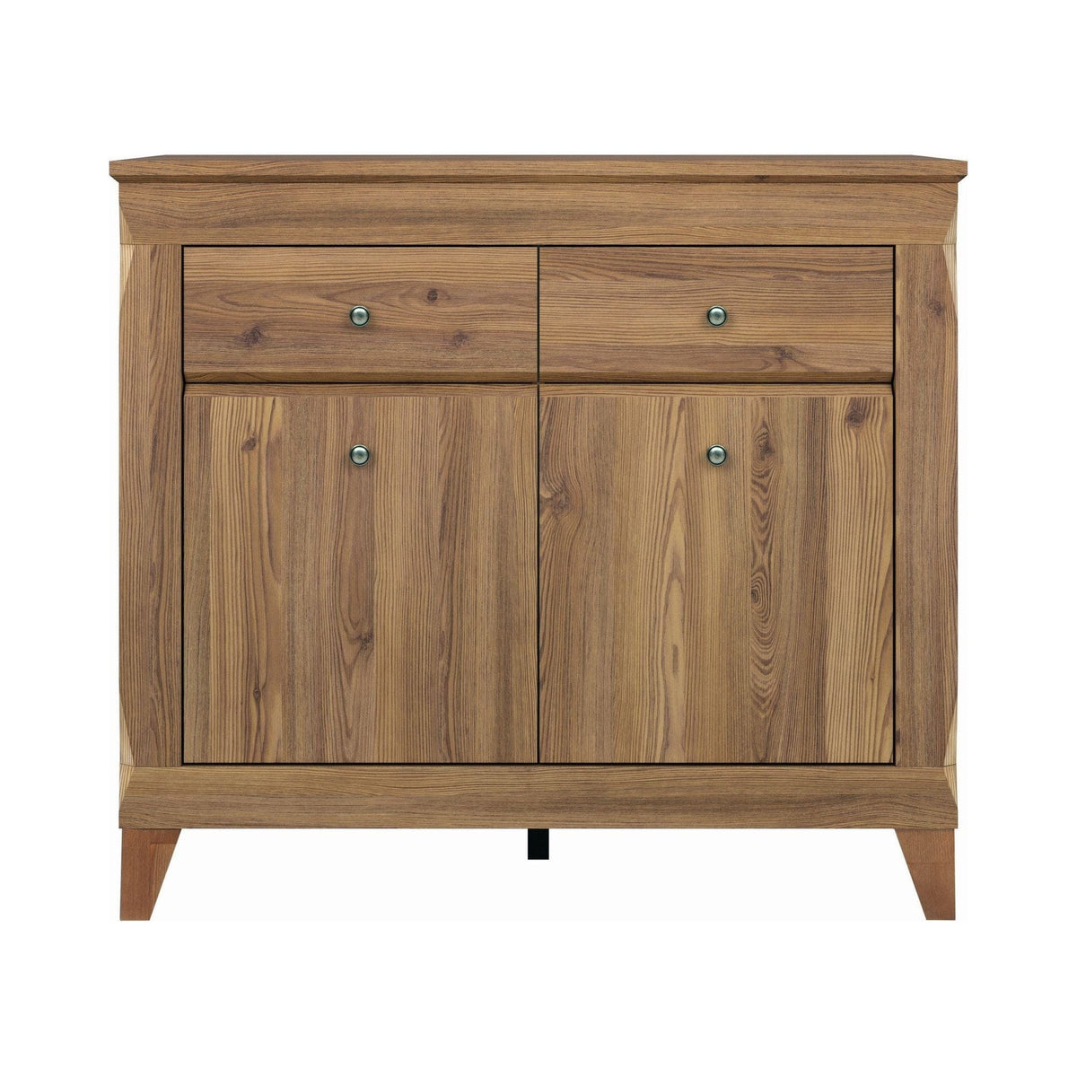 Comoda BERGEN KOM2D2S, stejar auriu, PAL, 110x47x98 cm