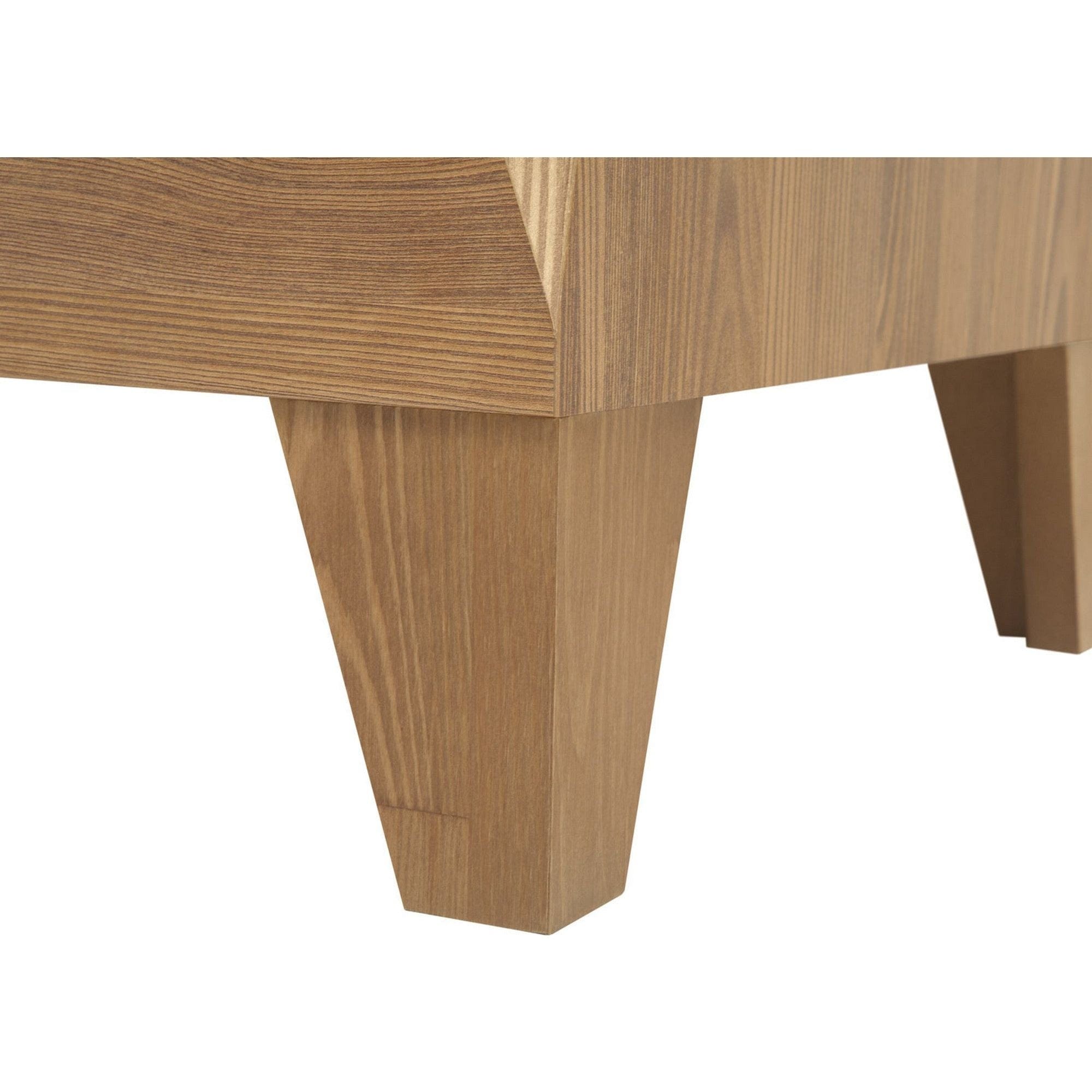 Comoda BERGEN KOM4S, stejar auriu, PAL, 72x47x116 cm