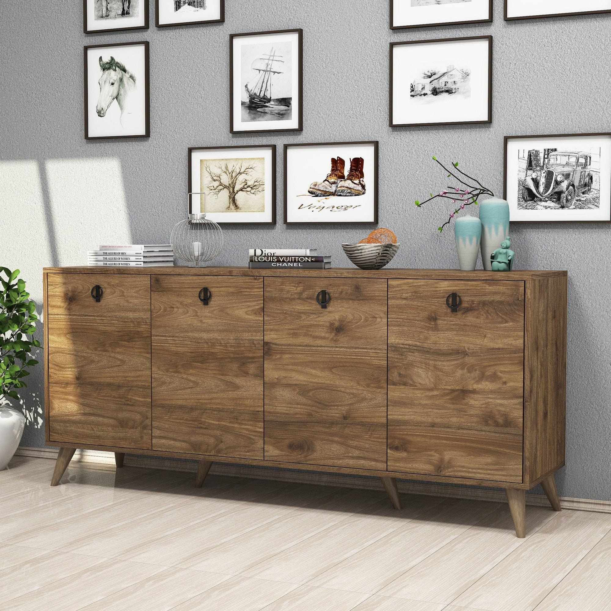 Comoda ELITE 1610, nuc, PAL melaminat, 180x45x80 cm