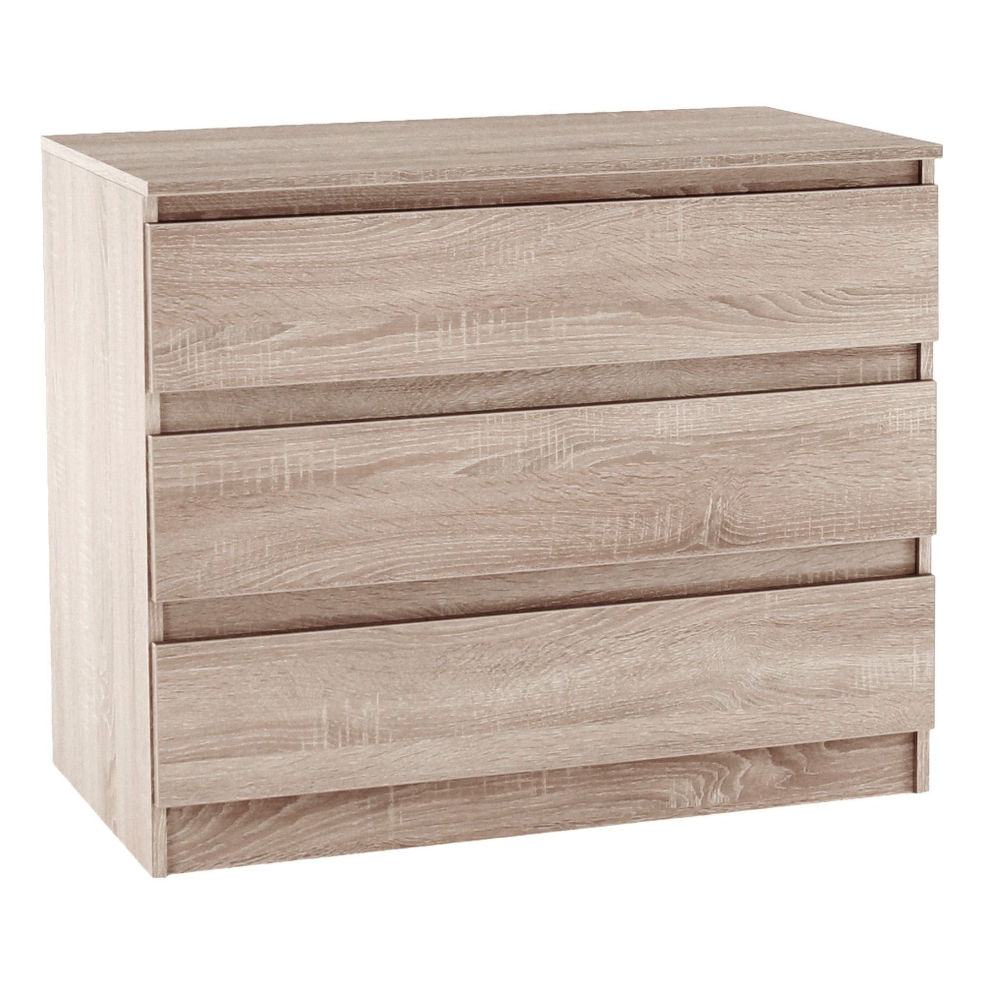 Comoda HANY NEW 003, stejar sonoma, PAL laminat, 90x49x74 cm