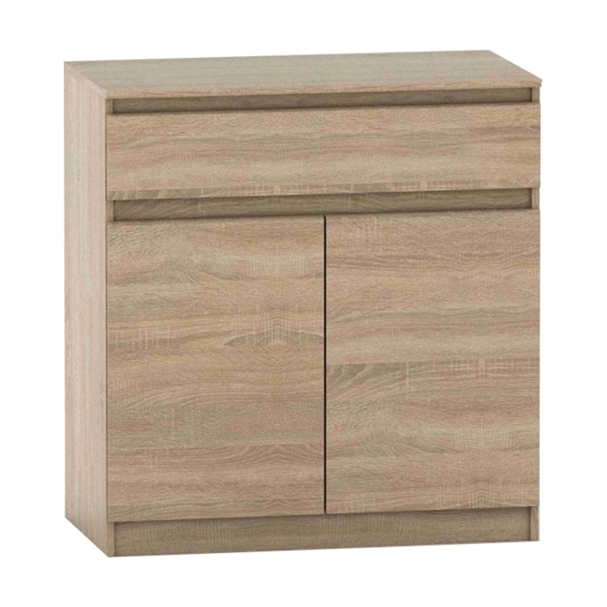 Comoda HANY NEW 007, stejar sonoma, DTD laminat, 90x49x96 cm