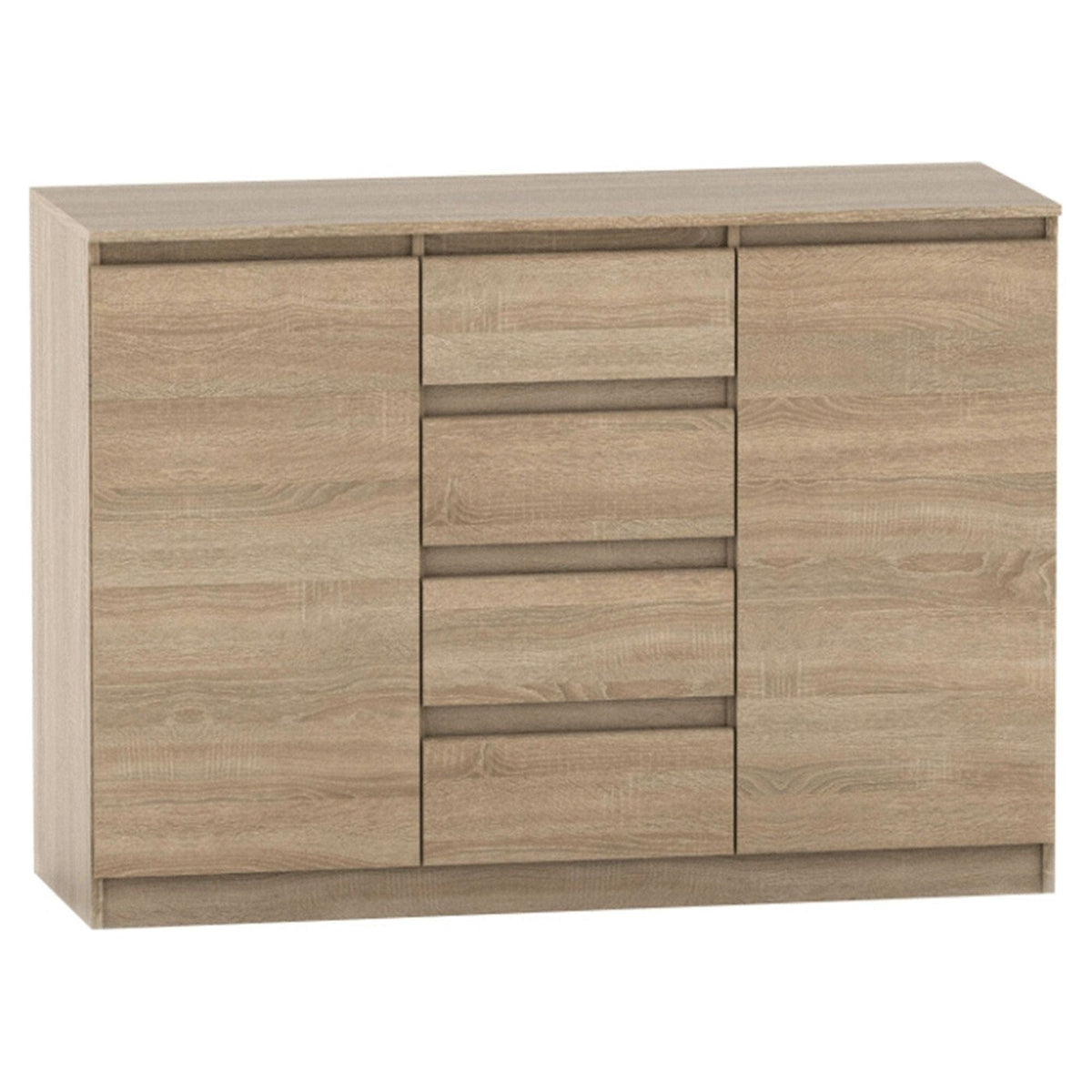 Comoda HANY NEW 010, stejar sonoma, DTD laminat, 134x49x95 cm
