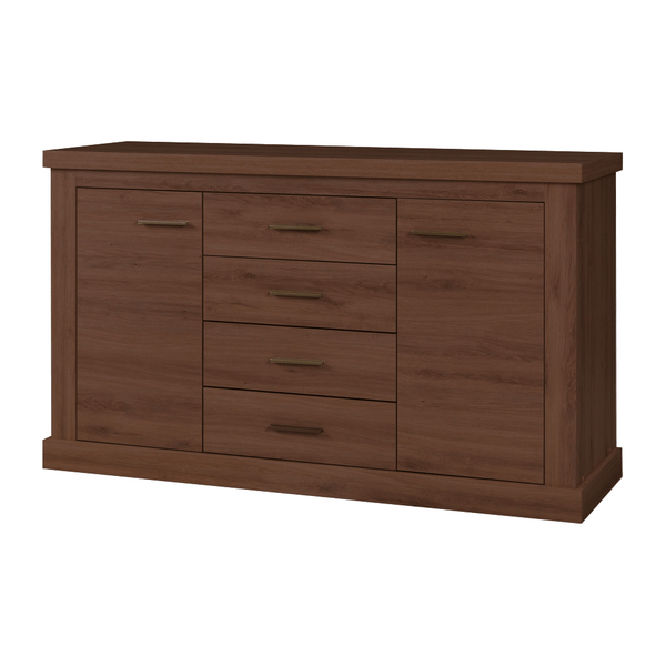 Comoda HILARD AR5, stejar sterling, DTD laminat, 153x44x88 cm