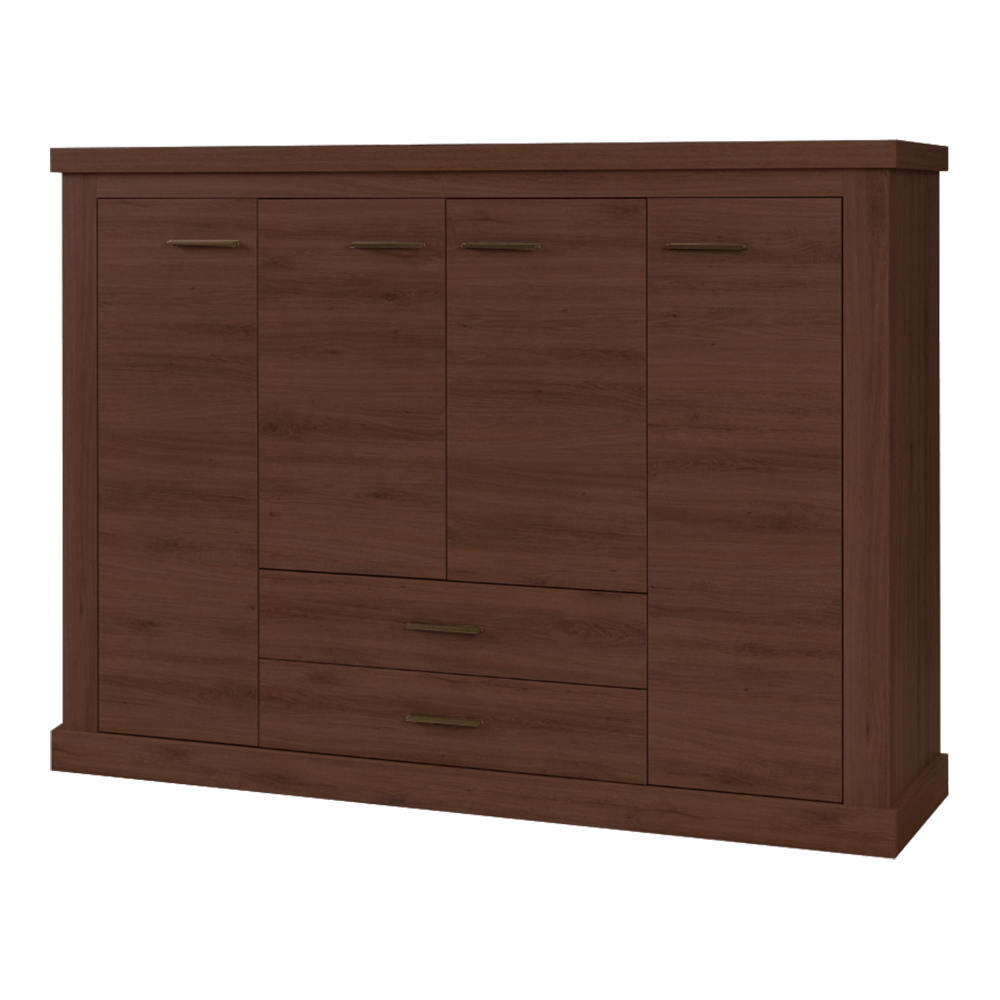 Comoda HILARD AR8, stejar sterling, DTD laminat, 173x44x125 cm